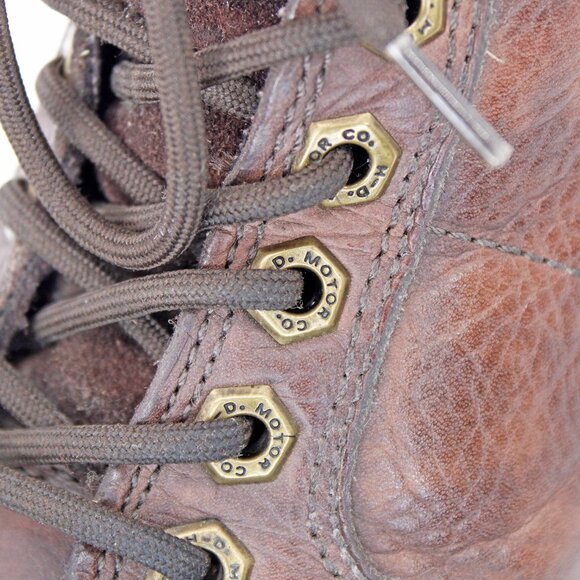 Harley-Davidson® Women's Tyler 4-Inch Lace Chukka Boots, Brown D84280 - Picture 8 of 9